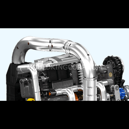 Mould King 10215 Koenig Supercar Engine Building Set | 739 Pcs