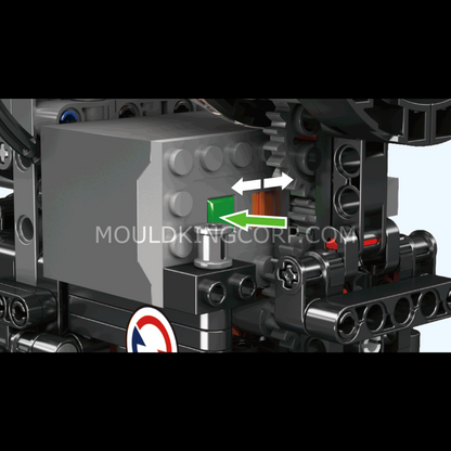 Mould King 10216 Turbojet Engine Mechanical Model Building Set | 1,214 Pcs