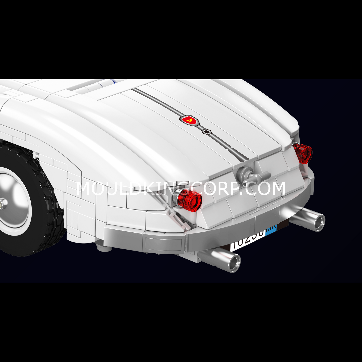 Mould King 10236 Classic XK140 Convertible Sports Car Building Set | 1,302 Pcs