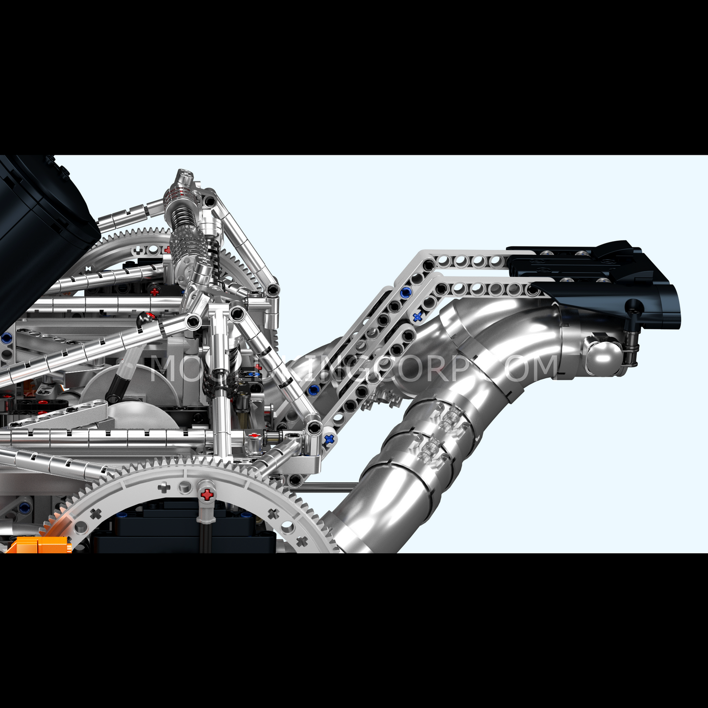 Mould King 10248 JZK V8 Hyper Engine Building Set | 3,192 Pcs