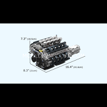 Mould King 10250 LFA V10 Engine Model  Building Set | 1,834 Pcs