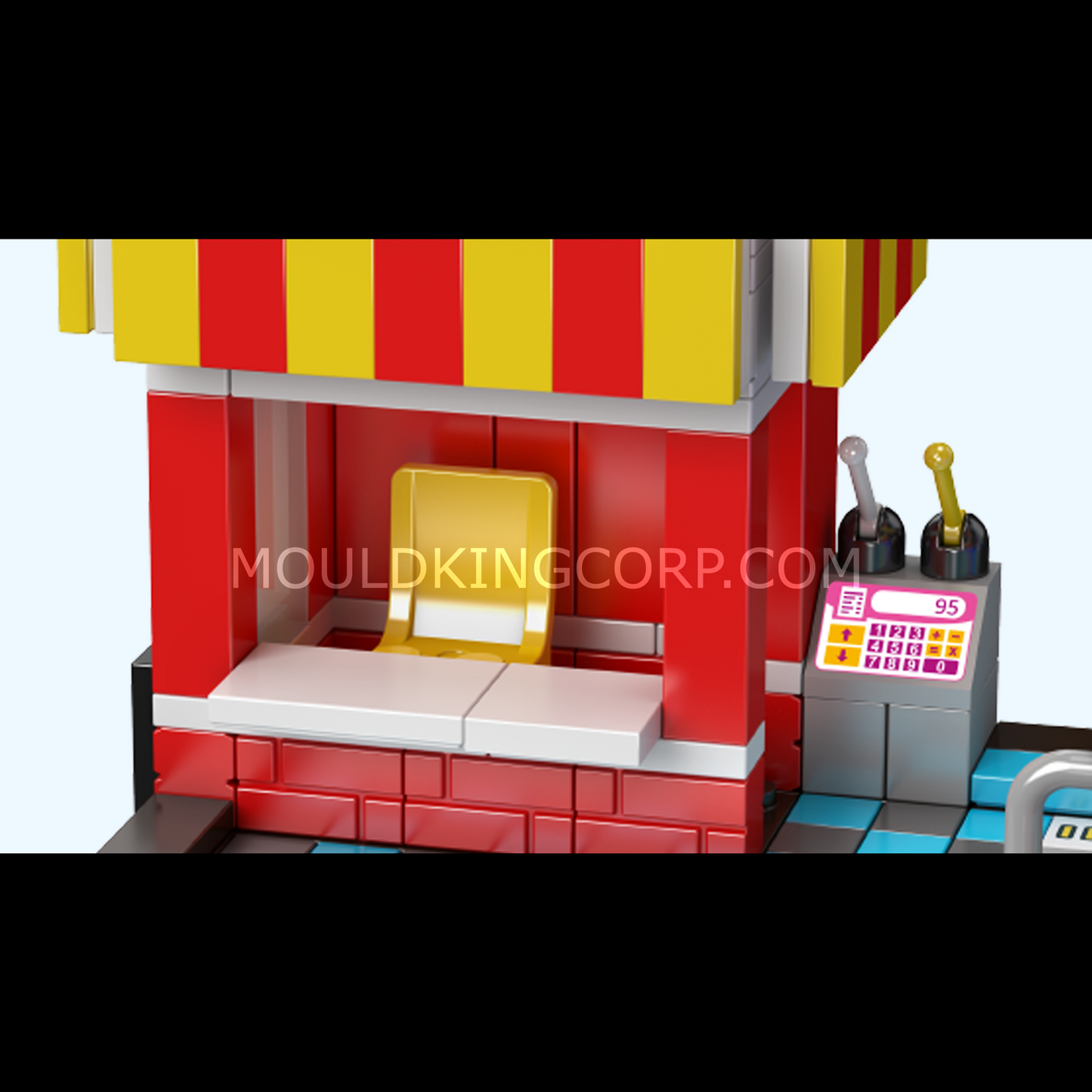 Mould King 11015 Octopus Swing Ride Building Set | 1,668 Pcs