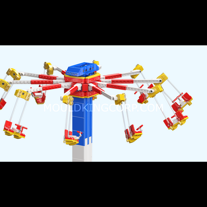 Mould King 11016 Electric Flying Chair Ride Building Set | 1,581 Pcs