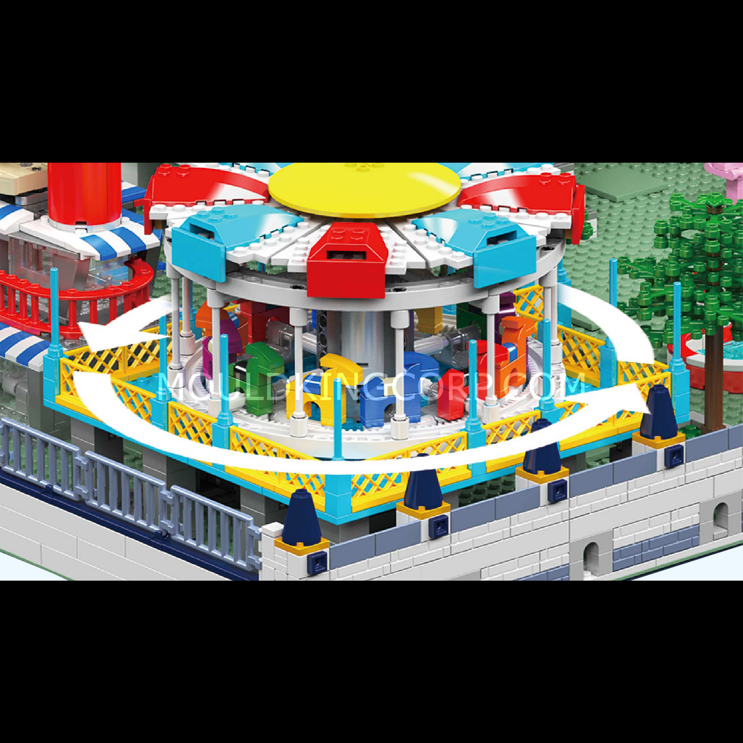 Mould King 11022 Large Amusement Park Building Set | 5,220 Pcs