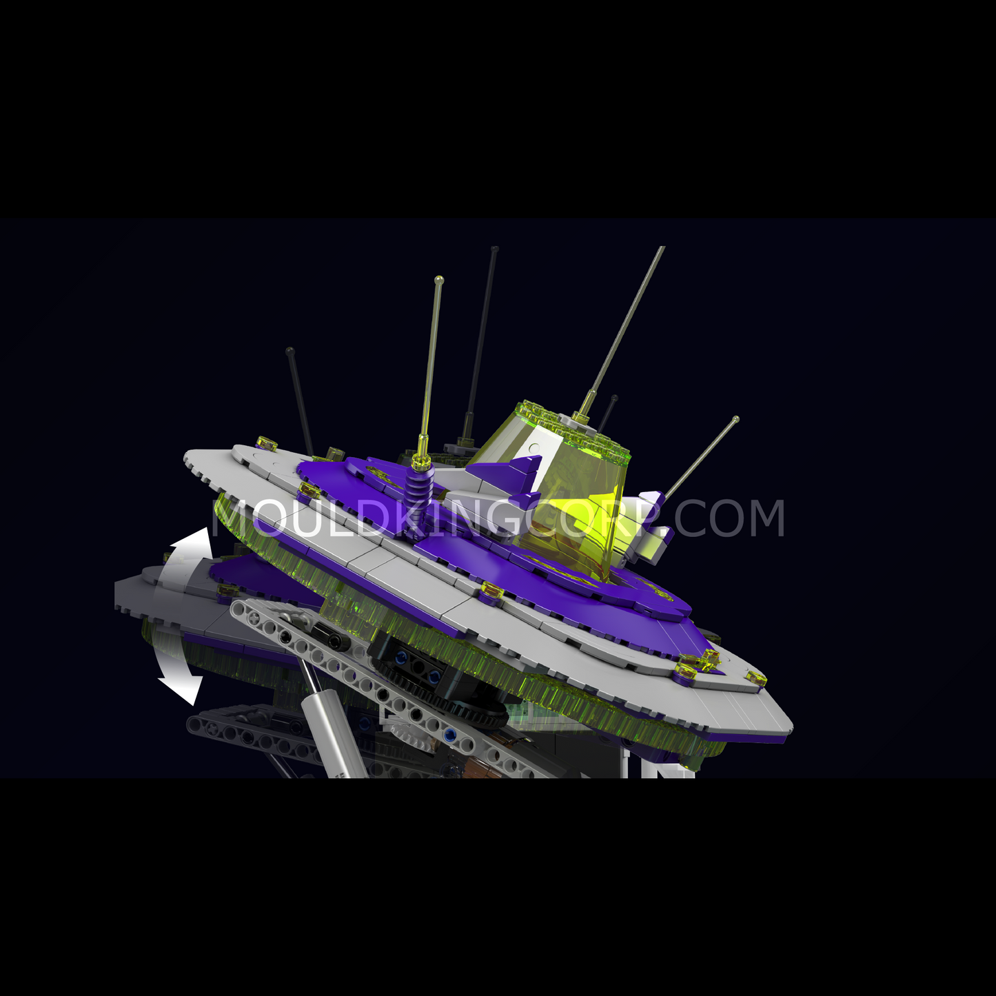 Mould King 11024 Alien UFO Launch Pad  BuildingSet | 2,053 Pcs