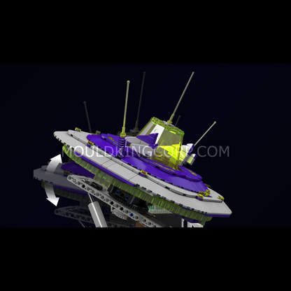 Mould King 11024 Alien UFO Launch Pad  BuildingSet | 2,053 Pcs
