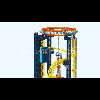 Mould King 11031 Motorized Space Elevator Amusement Park Building Set | 3,118 Pcs