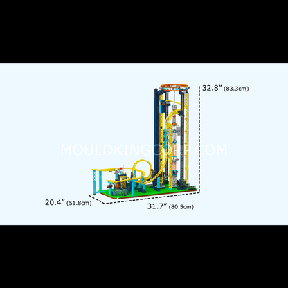 Mould King 11031 Motorized Space Elevator Amusement Park Building Set | 3,118 Pcs