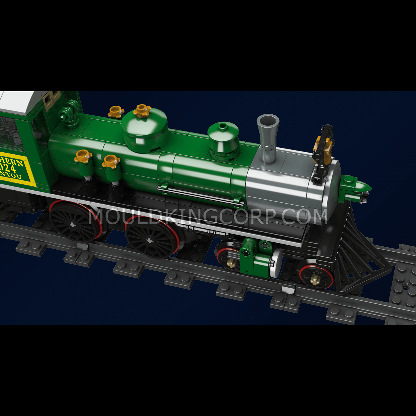 Mould King 12024 4-4-0 Steam Locomotives Building Set | 1,212 PCS