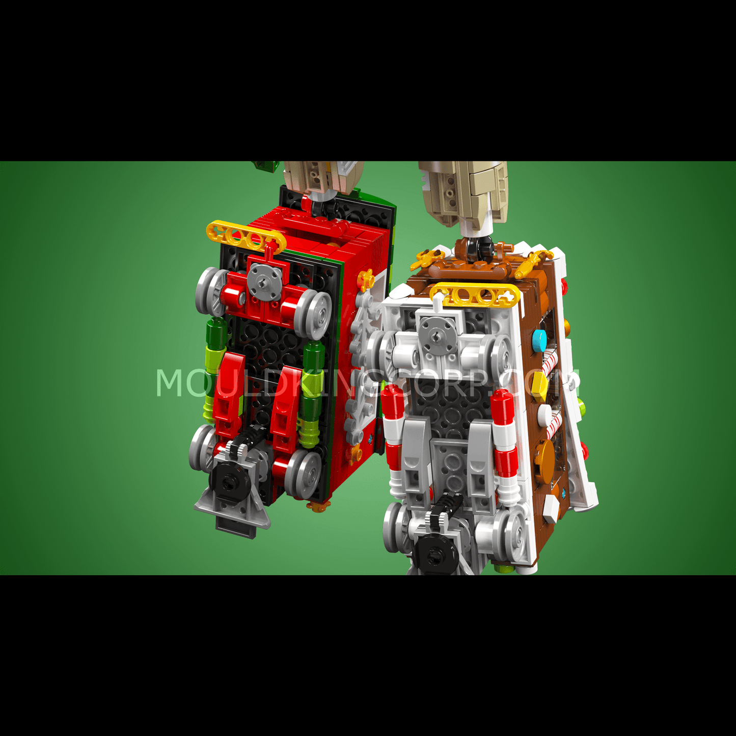 Mould King 12028 2in1 Transformer Christmas Train Building Set | 1,522 PCS