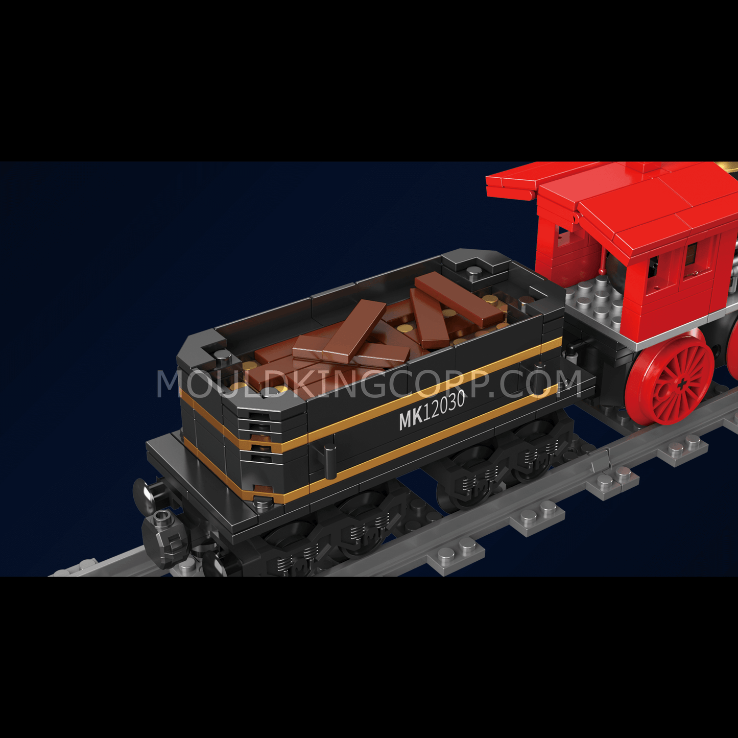 Mould King 12030 The General Locomotive Building Set | 977 Pcs