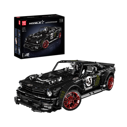 Mould King 13108S Mustang 1,400BHP Remote Controlled Sports Car Model Building Set | 3,201