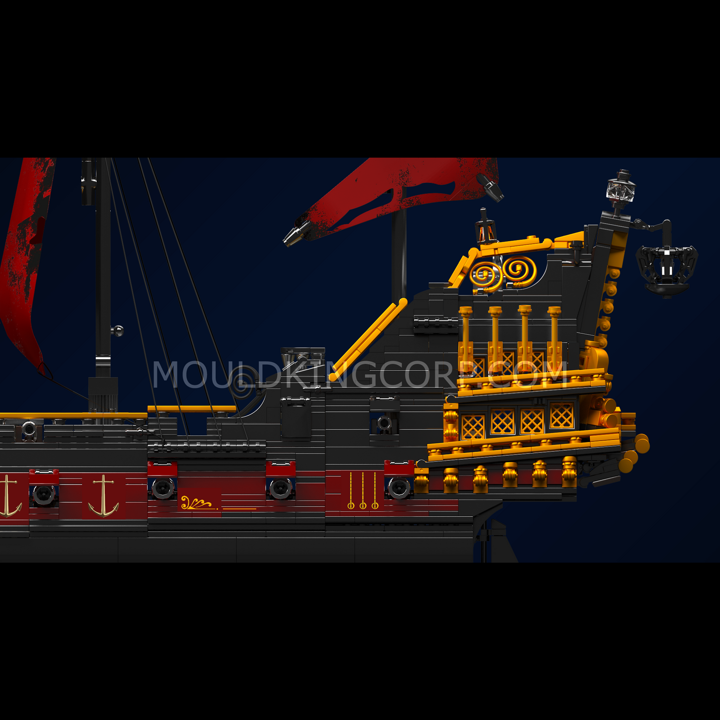 Mould King 13109 Queen Pirate Ship Model Building Set | 3,251 PCS