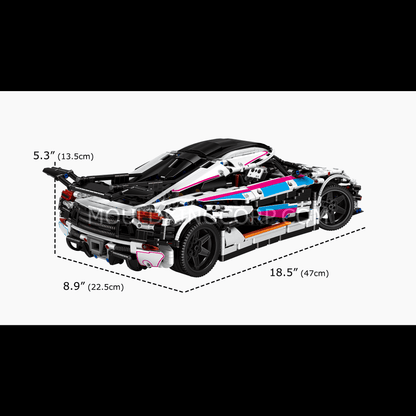 Mould King 13120S Regera Hypercar Remote Controlled Model Building Set | 3,063 PCS