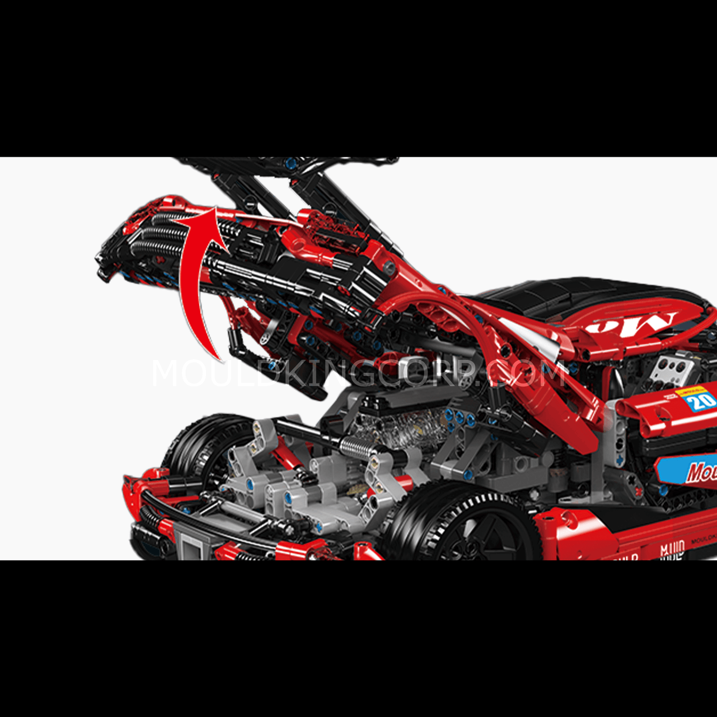 Mould King 13121 Regera R Hypercar Remote Controlled Model Building Set | 3,063 PCS