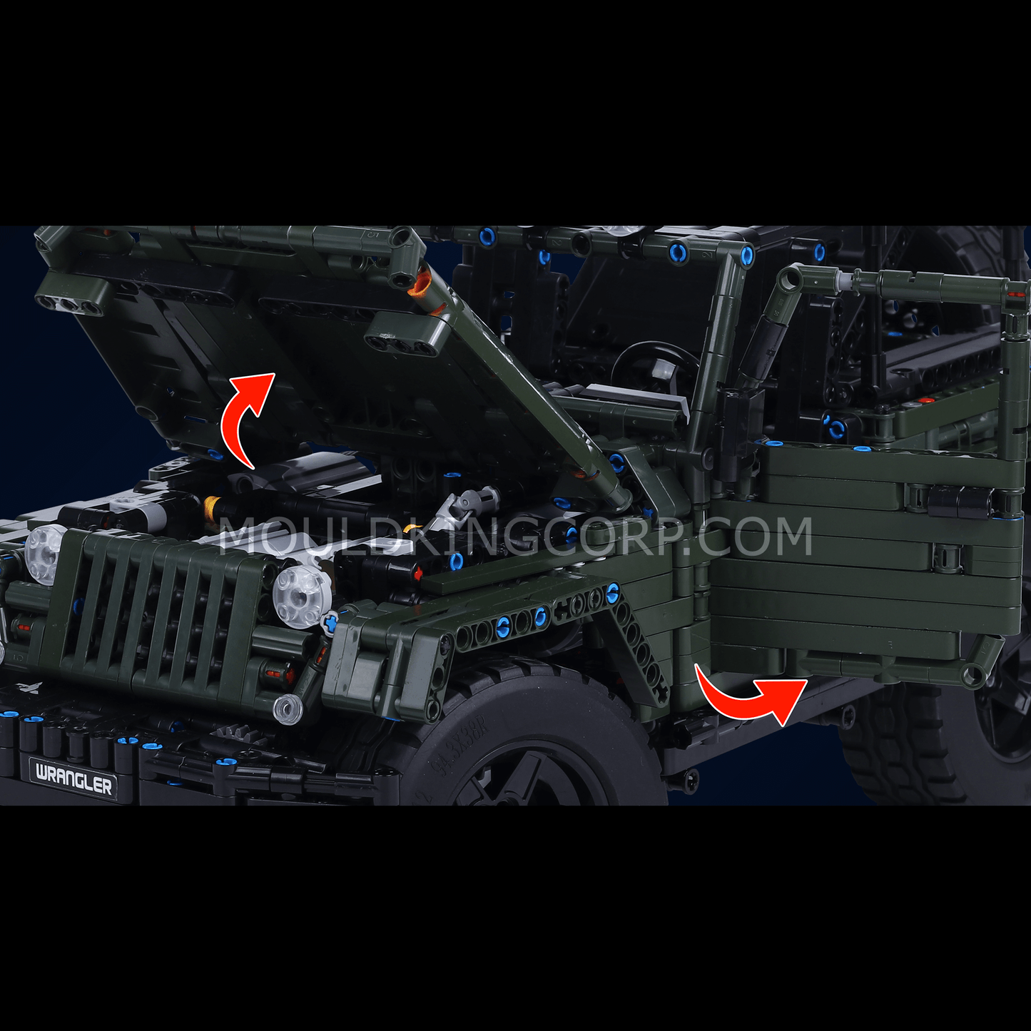 Mould King 13124 Wrangler Remote Controlled Building Set | 2,096 PCS