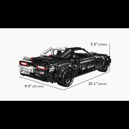 MOULD KING 13128 Remote Controlled Hellcat Muscle Car Building Set | 1678 PCS
