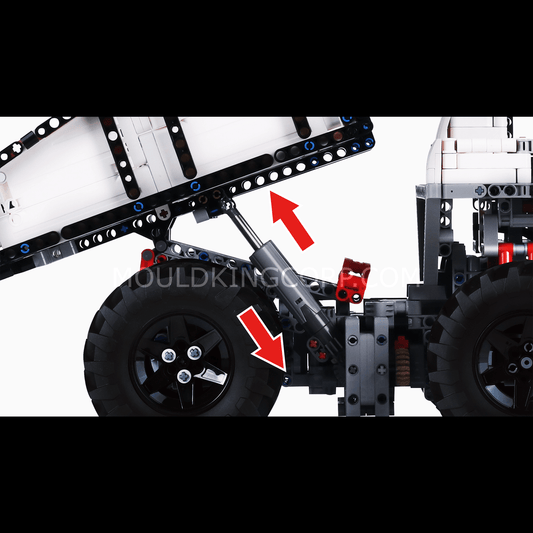 MOULD KING 13170 RC Mining Dump Truck Building Set | 2,044 PCS