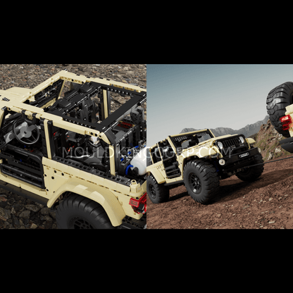 Mould King 13184 Remote Controlled Off-Road Wrangler Building Set | 3,621 PCS