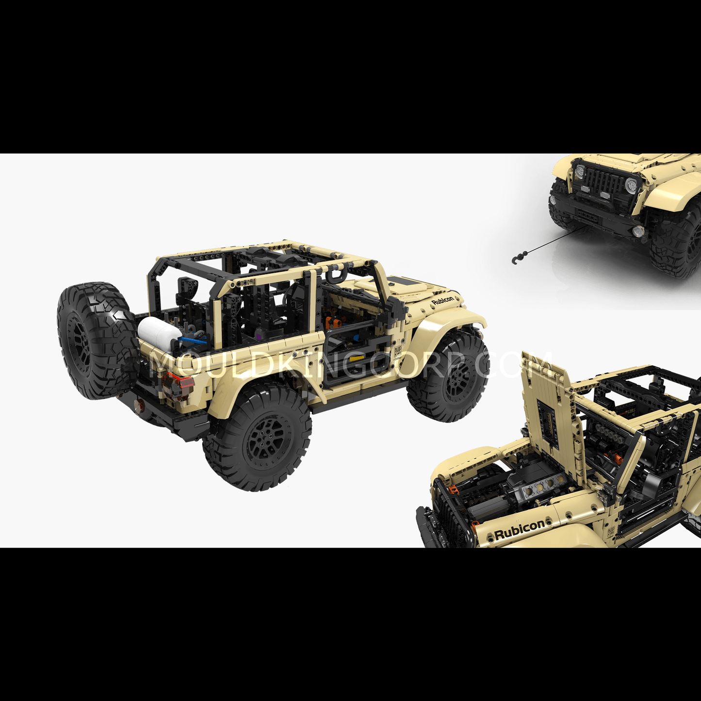 Mould King 13184 Remote Controlled Off-Road Wrangler Building Set | 3,621 PCS