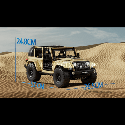 Mould King 13184 Remote Controlled Off-Road Wrangler Building Set | 3,621 PCS