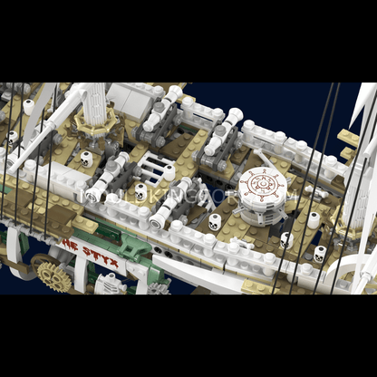 Mould King 13193 Styx Pirate Ship Building Model Set | 3,769 Pcs