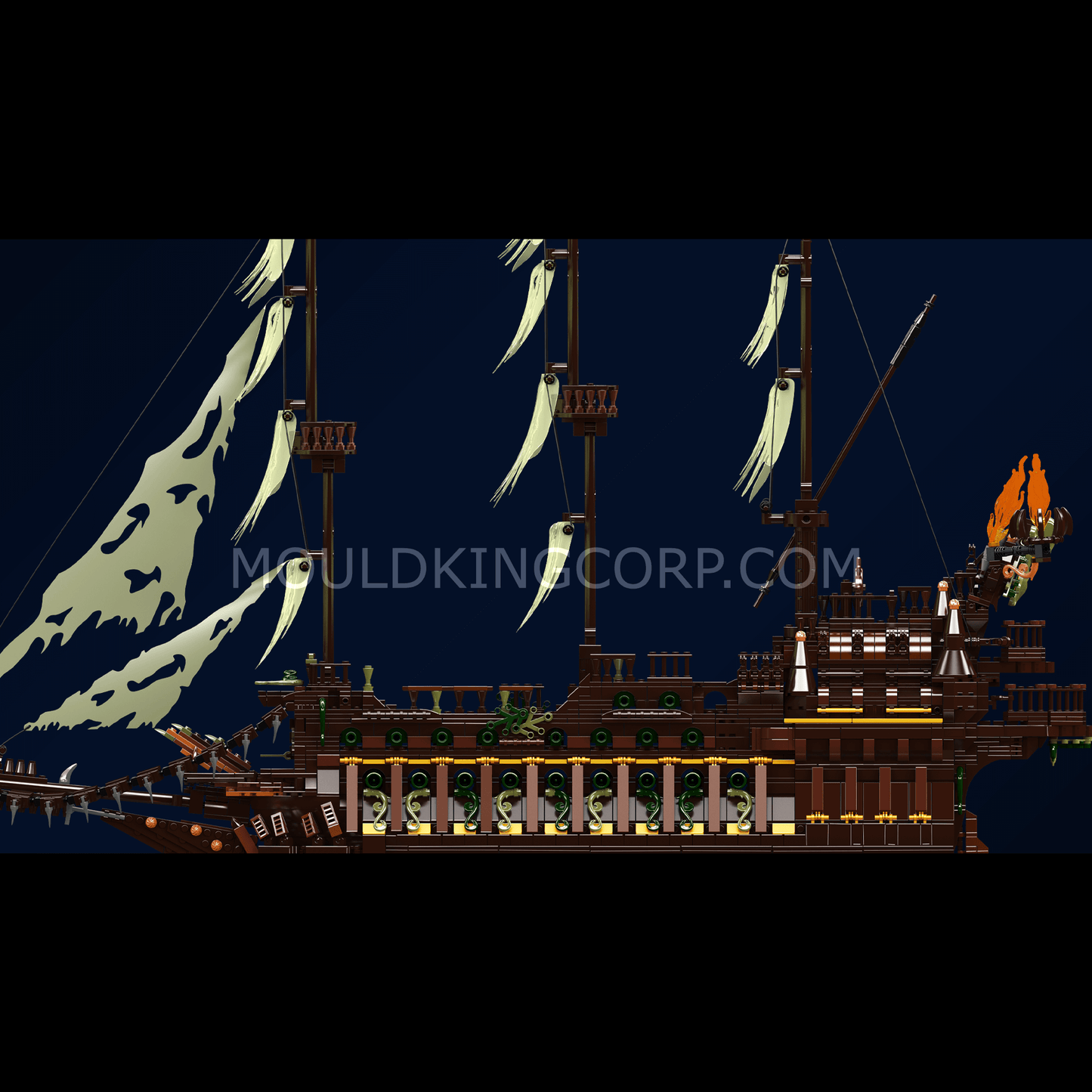 Mould King 13197 The Flying Dutchman Private Ship Model Building Kit | 4,364 PCS