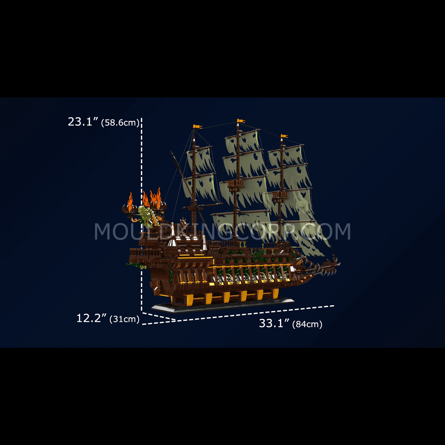 Mould King 13197 The Flying Dutchman Private Ship Model Building Kit | 4,364 PCS