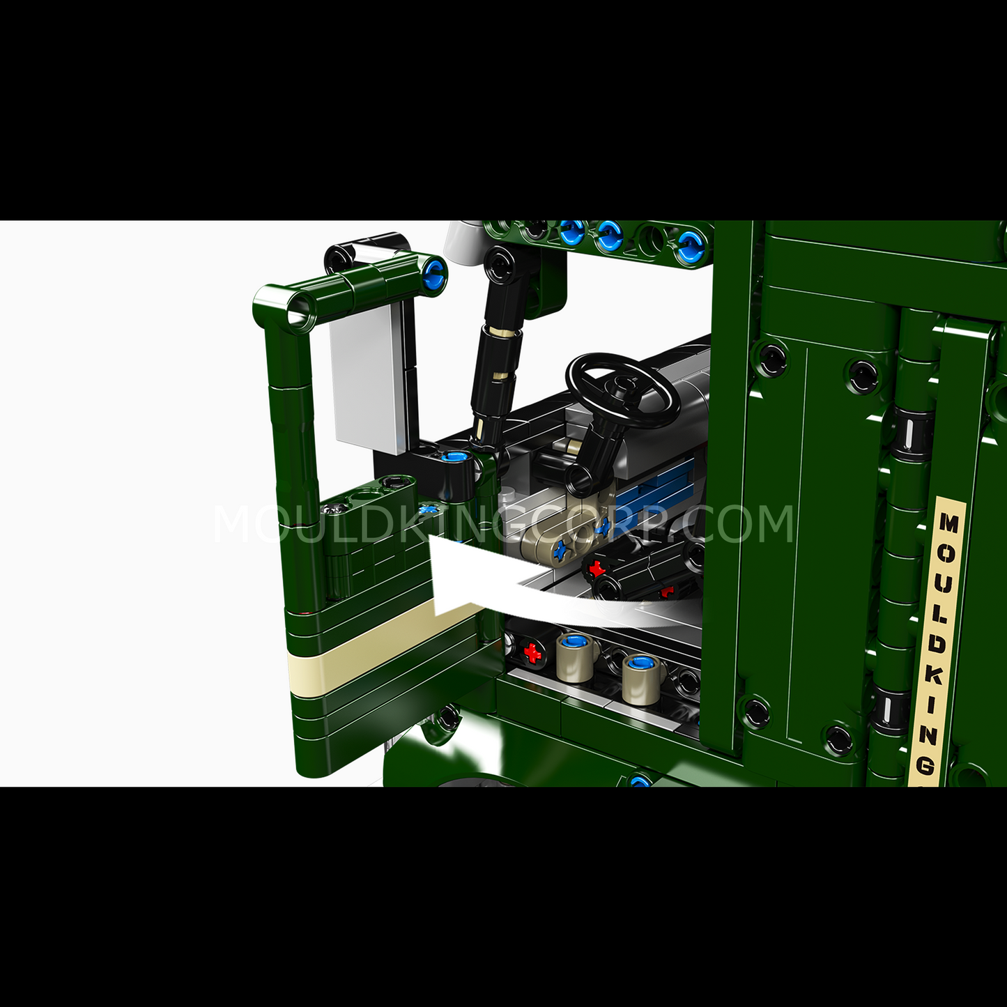 Mould King 13202 1970s American Cabover Truck Building Set | 2,181 Pcs