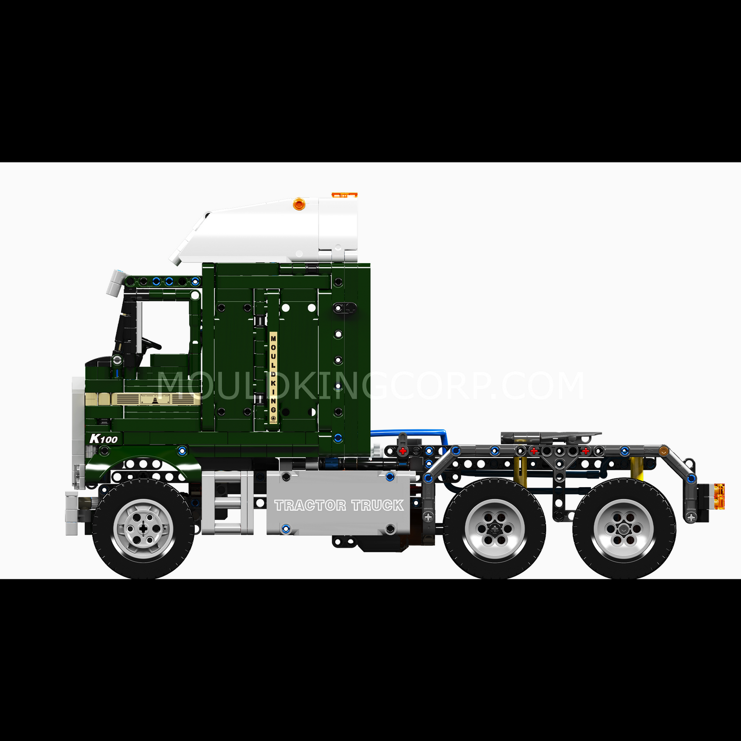 Mould King 13202 1970s American Cabover Truck Building Set | 2,181 Pcs