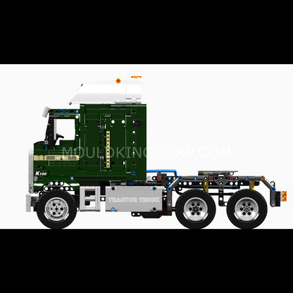 Mould King 13202 1970s American Cabover Truck Building Set | 2,181 Pcs