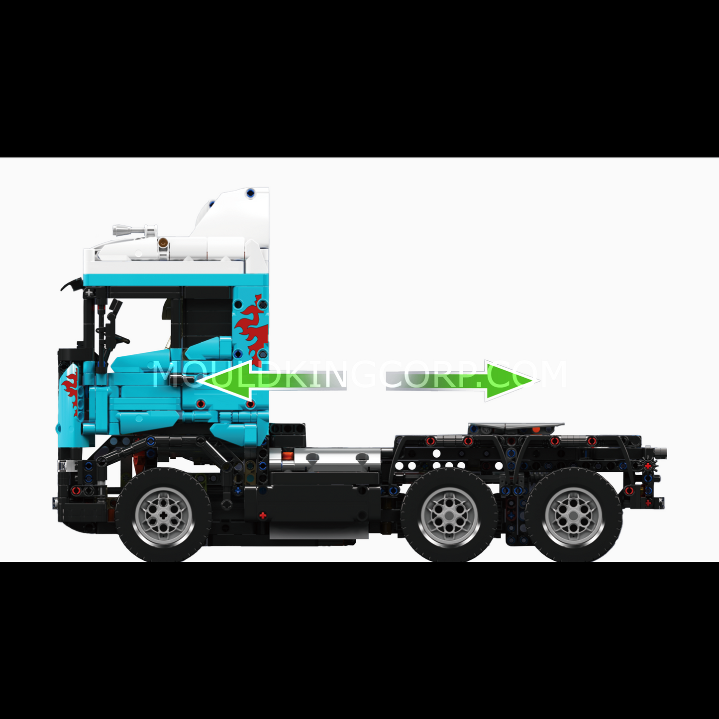 Mould King 13203 Scania Semi-Truck Model Building Set | 2,060 Pcs
