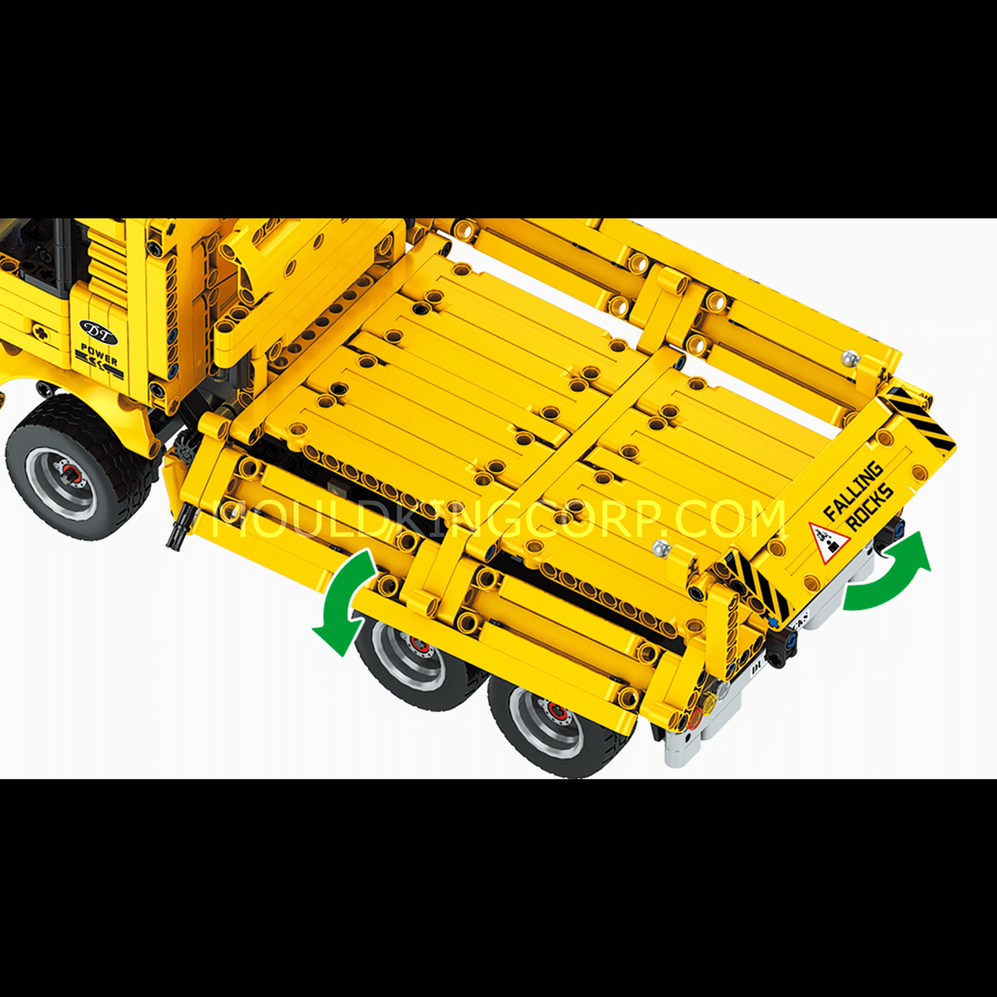 MOULD KING 15025 Remote Controlled Dump Truck Building Set | 1,012 PCS