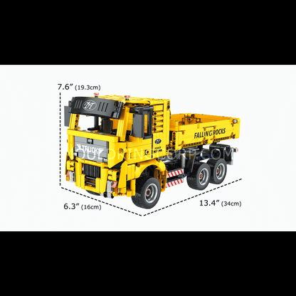 MOULD KING 15025 Remote Controlled Dump Truck Building Set | 1,012 PCS