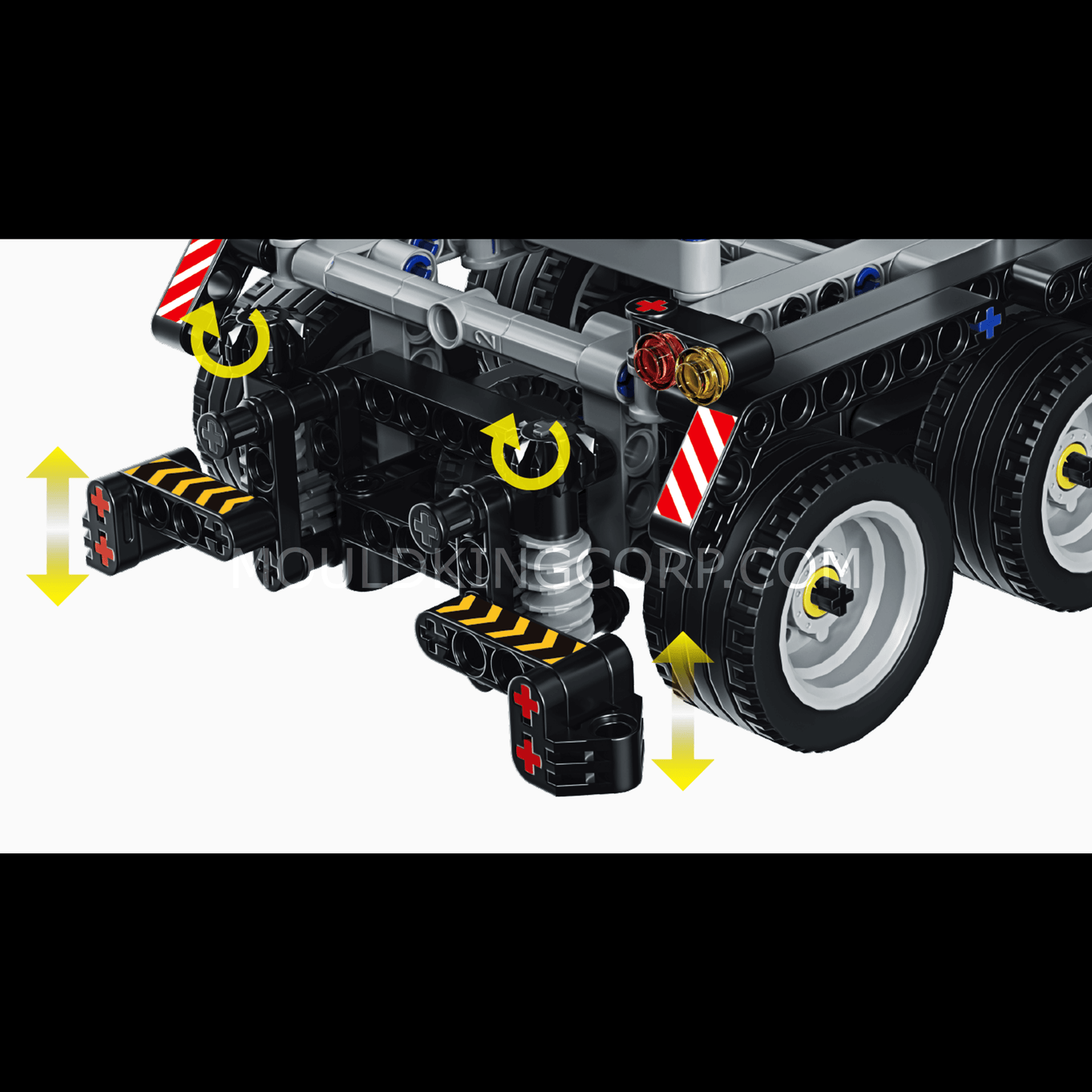 MOULD KING 15027 Remote Control Tow Truck Building Set | 938 PCS