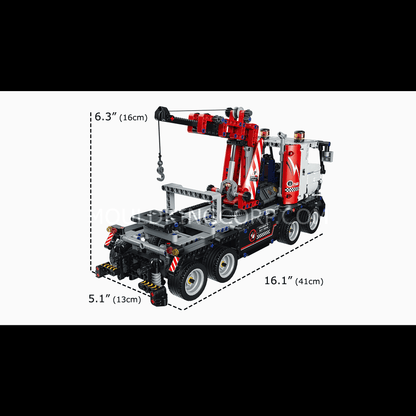MOULD KING 15027 Remote Control Tow Truck Building Set | 938 PCS