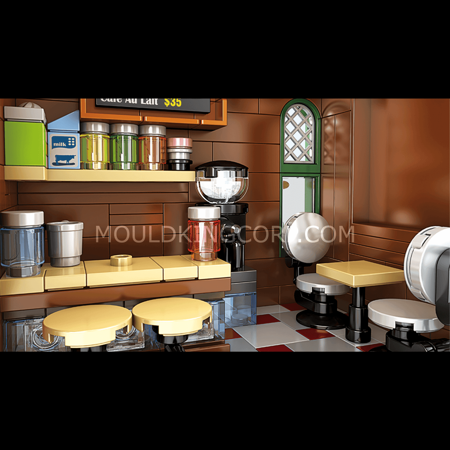 MOULD KING 16008 Coffee House Building Set | 3,103 PCS