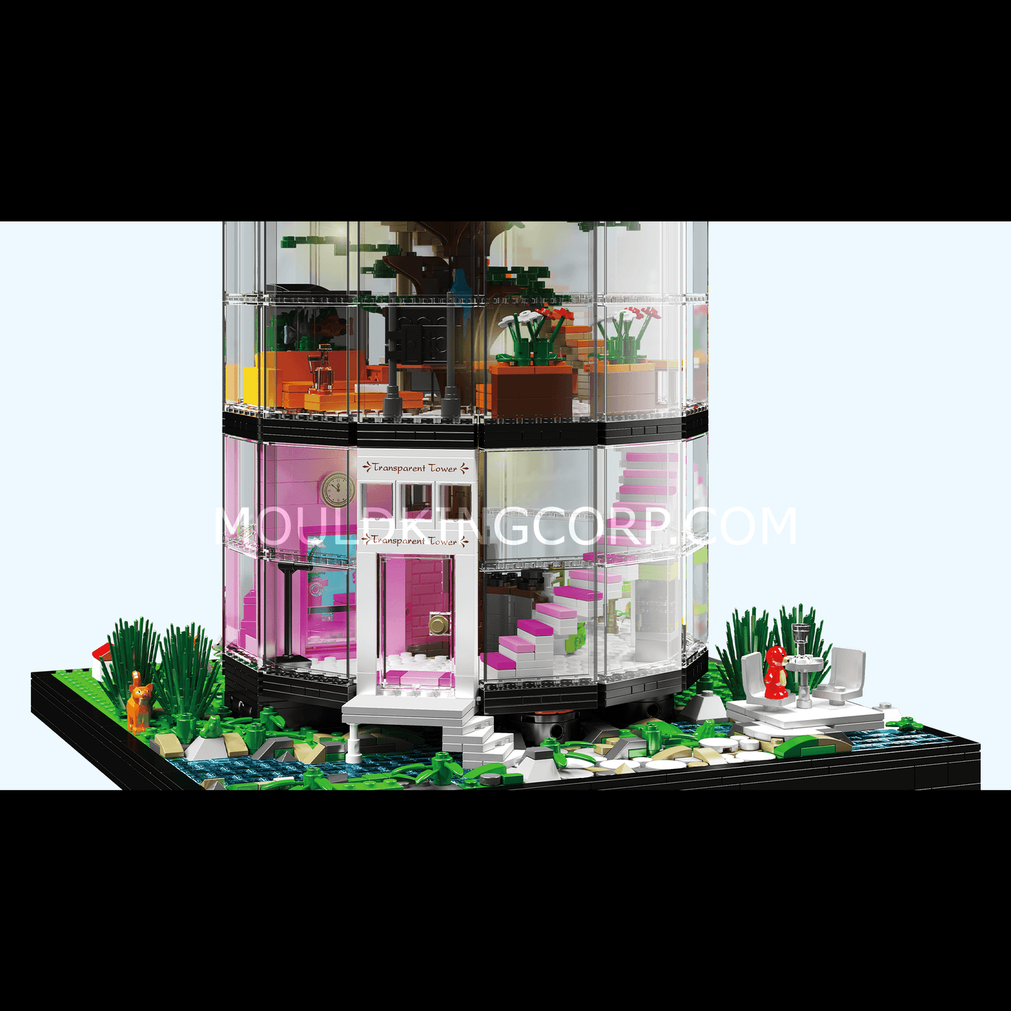 Mould King 16013 Transparent Urban Oasis Building Set | 3,466 Pcs