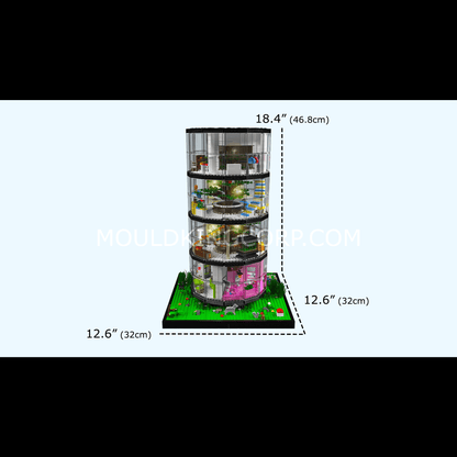 Mould King 16013 Transparent Urban Oasis Building Set | 3,466 Pcs
