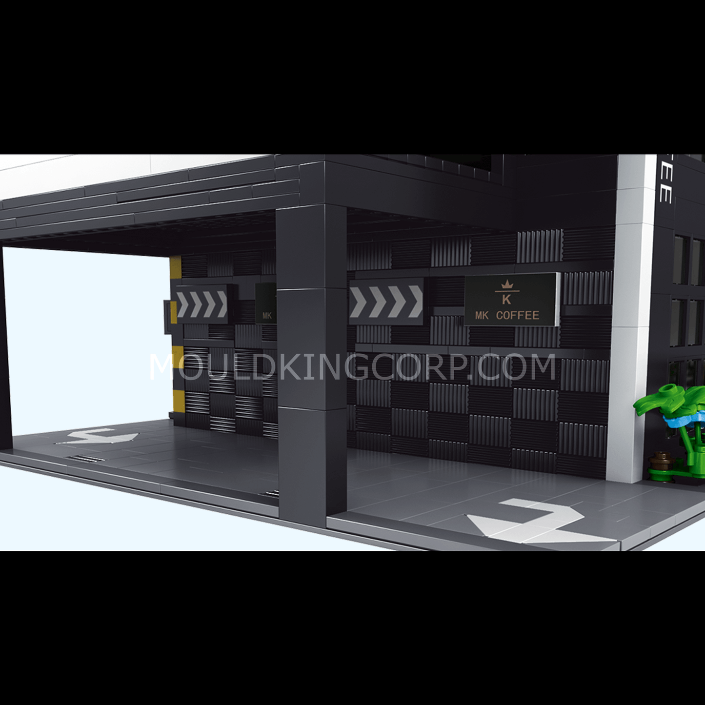 Mould King 16036 Modern Coffee Shop MOC Building Set | 2,728 PCS