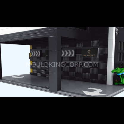 Mould King 16036 Modern Coffee Shop MOC Building Set | 2,728 PCS