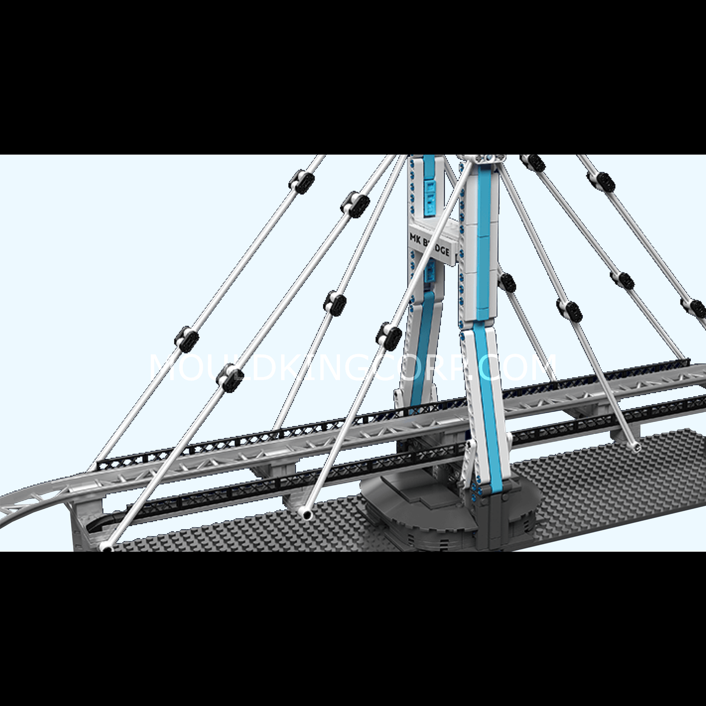 Mould King 16052 Motorised Monorail Building Set | 1,488 Pcs