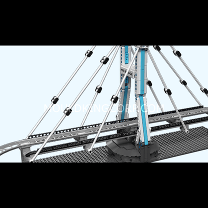 Mould King 16052 Motorised Monorail Building Set | 1,488 Pcs