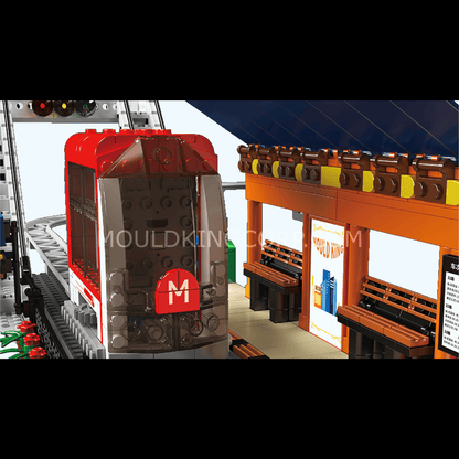 Mould King 16052 Motorised Monorail Building Set | 1,488 Pcs