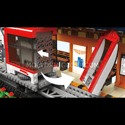 Mould King 16052 Motorised Monorail Building Set | 1,488 Pcs