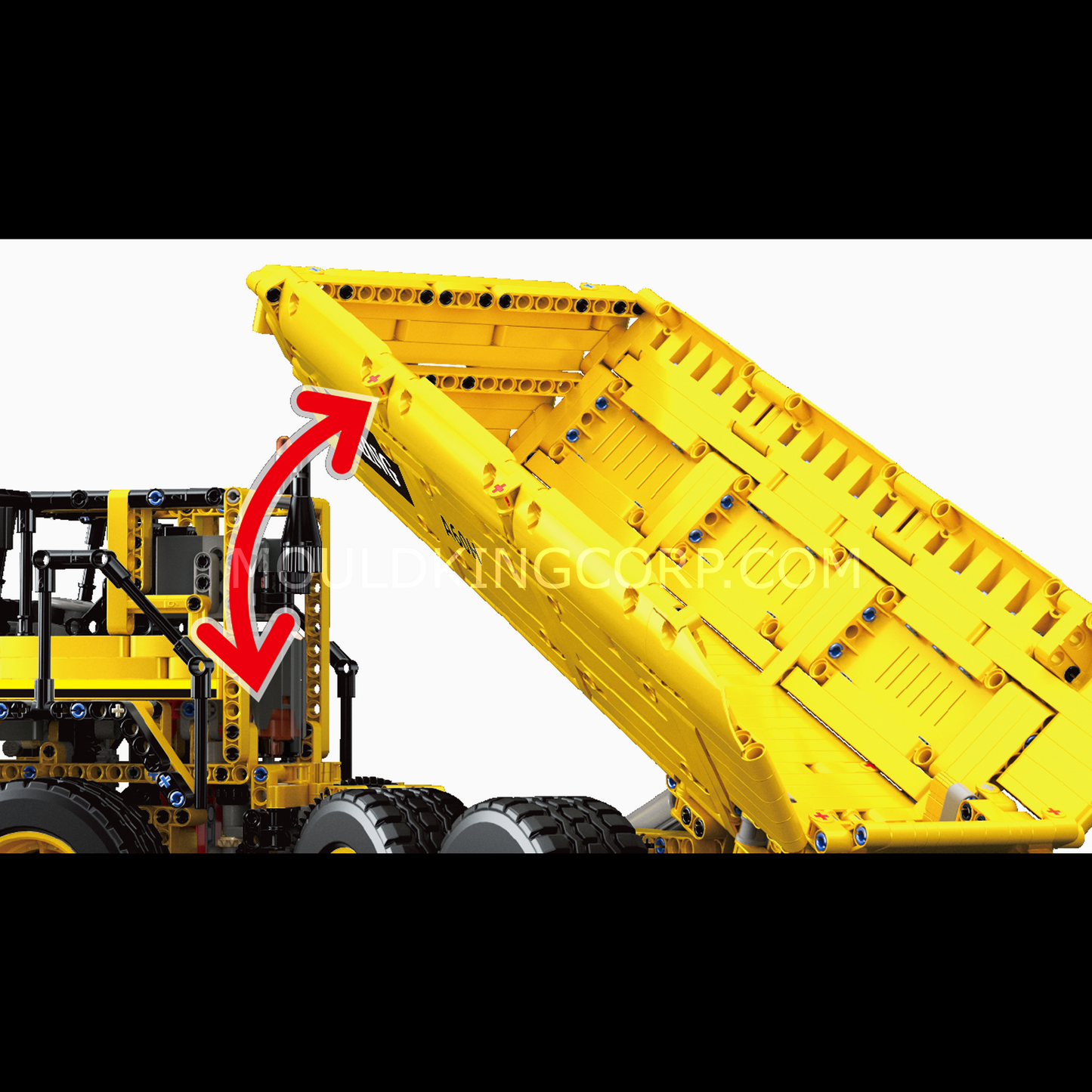 MOULD KING 17010S Remote Control Dump Truck Building Toy Set | 1,930 PCS