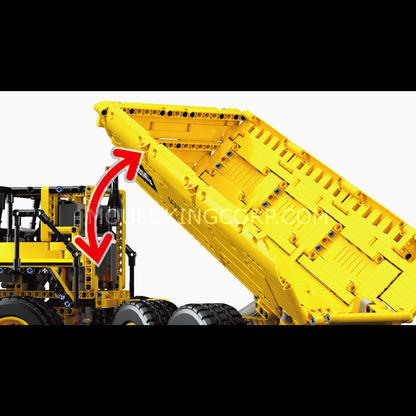 MOULD KING 17010S Remote Control Dump Truck Building Toy Set | 1,930 PCS