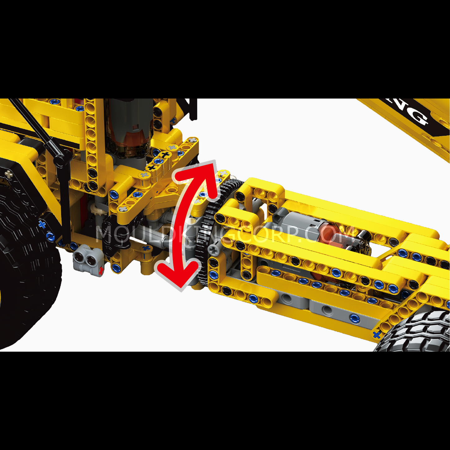 MOULD KING 17010S Remote Control Dump Truck Building Toy Set | 1,930 PCS