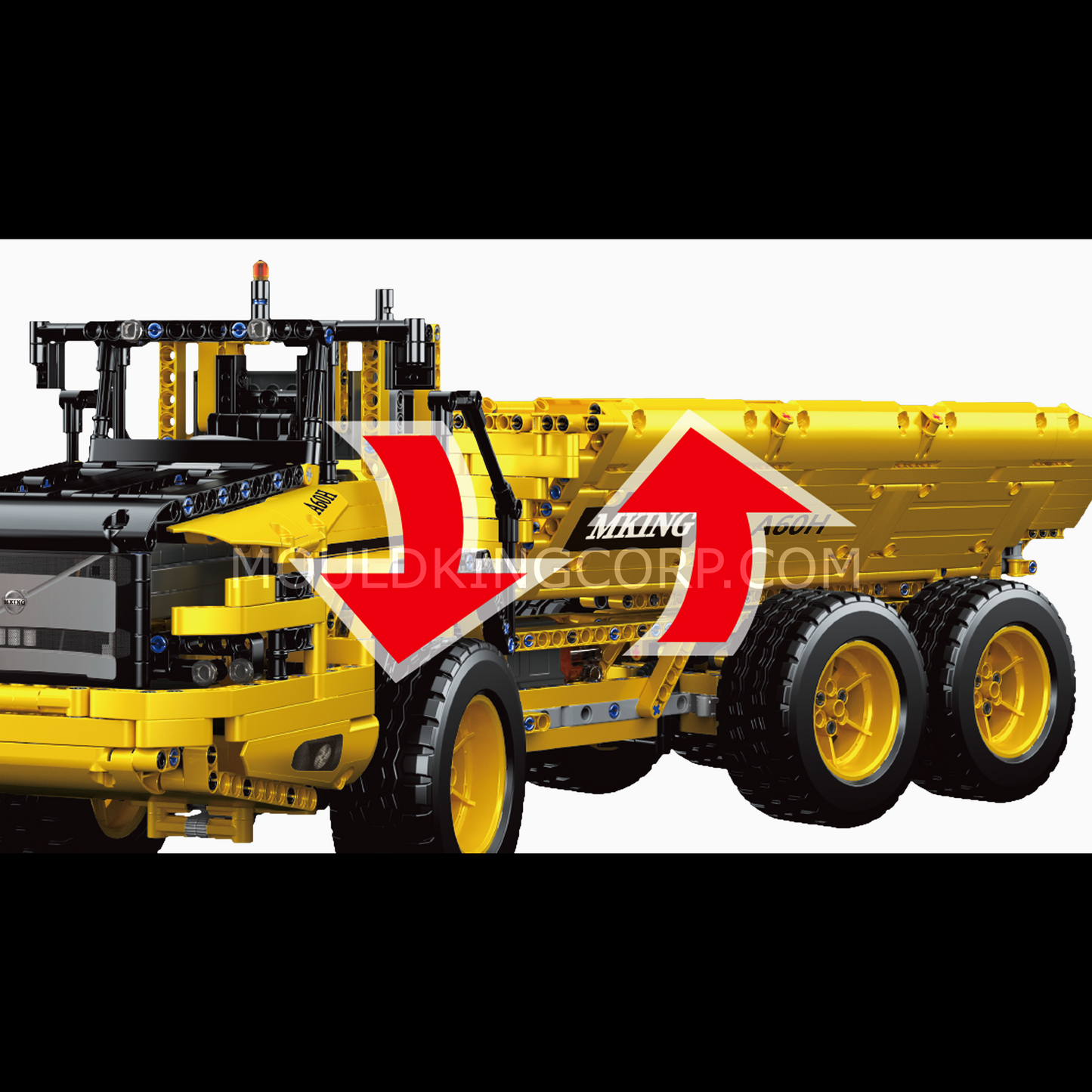 MOULD KING 17010S Remote Control Dump Truck Building Toy Set | 1,930 PCS