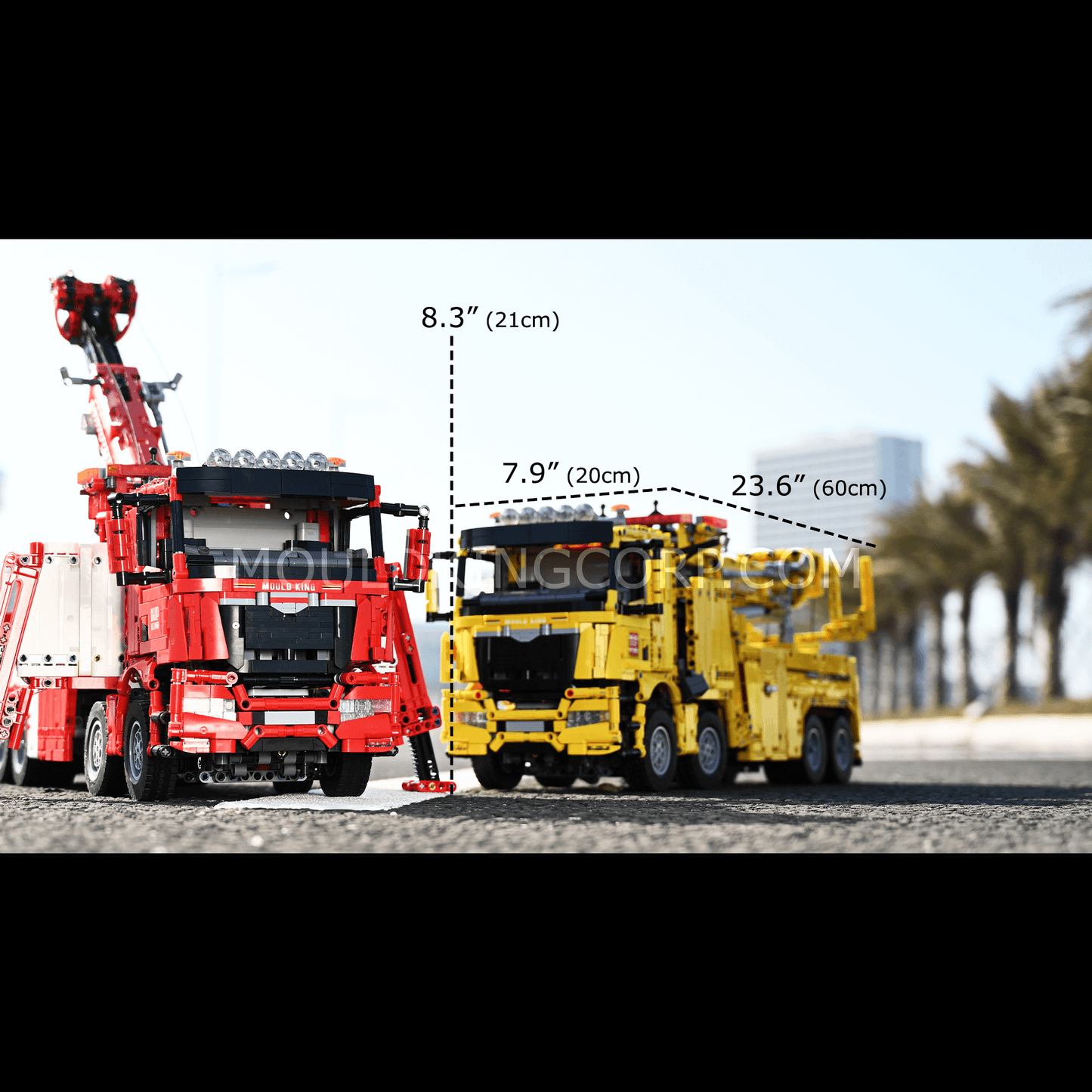 MOULD KING 17028 Remote Controlled Fire & Rescue Truck Building Set | 4,883 PCS
